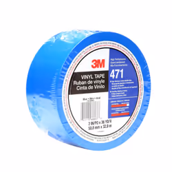3M Vinyl Tape 471  Blue  2 in x 36 yd  5.2 mil