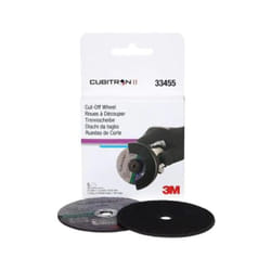 3M Cubitron II Cut-Off Wheel  33455  3 in  .0625 in x 3/8 in  5 Pack  High Performance  Fast Cutting  Long Lasting