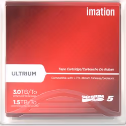 Imation Ultrium LTO 5, Blank data tape, LTO, 1.5 TB, 3 TB, 20000 pass(es), 2:1