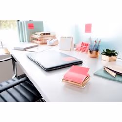 Post-It Pop-up Notes Dispenser, Rose Gold base, for 3 in x 3 in Notes, 1 Dispenser and 1 Pad/Pack, Pink Super Sticky Notes, 45 Sheets/Pad Gold, Pink, Red