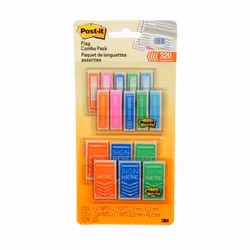Post-It 680-SH4VA-OTG, Blank tab index, Plastic, Multicolour, 43 mm, 25 mm, 1 pc(s)