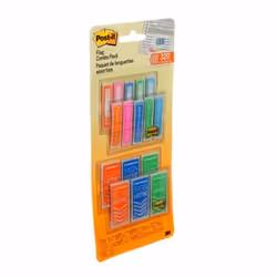 Post-It 680-SH4VA-OTG tab index Blank tab index Plastic Multicolour