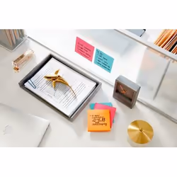 Post-It Super Sticky Notes, 4 in. x 4 in., Miami collection, 6 Pads/Pack, 90 Sheets/Pad, Lined