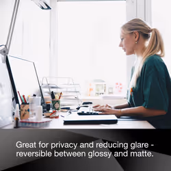 3M Privacy Filter for 23.8 in. Widescreen Monitor (PF238W9B) Black