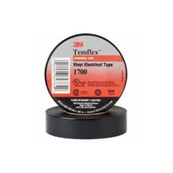3M Electrical 500-57173 Temflex Friction Tape, 0.75 in. x 60 ft., Black
