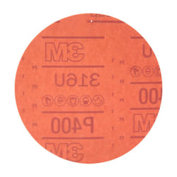 3M Hookit Red Abrasive Sanding Discs  01187  No Hole  6 in  800+ Grade  Pack of 50 Discs  for Auto Sanding  Primer Sanding  E-Coat Sanding