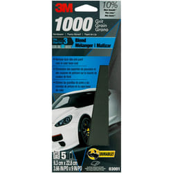 3M Wetordry Sandpaper  03001  1000 Grit  3 2/3 in x 9 in