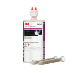 3M Super Fast Plastic Repair  04247  Tranlucent Color  Ready-To-Use  Two-Part Epoxy Finishing Adhesive  200 mL/6.75 fl oz Cartridge
