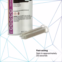 3M Super Fast Plastic Repair  04247  Tranlucent Color  Ready-To-Use  Two-Part Epoxy Finishing Adhesive  200 mL/6.75 fl oz Cartridge