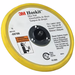 3M Hookit Low Profile Disc Pad  05756  6 Inch