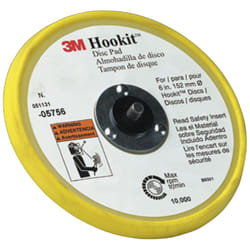 3M Hookit Low Profile Disc Pad  05756  6 Inch