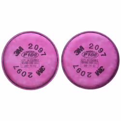 3M - 2097 P100 Particulate Filter For 5000 6000 6500 7000 And FF-4 Pink