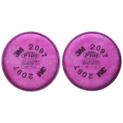 3M - 2097 P100 Particulate Filter For 5000  6000  6500  7000 And FF-4 Pink