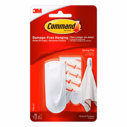 Command Spring Clip  1 clip  2 medium strips