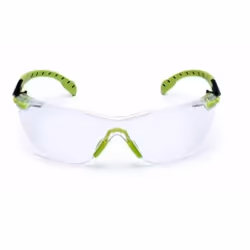 3M S1201SGAF, Safety glasses, Assembly work, Dust work, Grinding work, Any gender, Black, Green, Transparent, Transparent, Pl ...