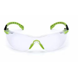 3M S1201SGAF Safety glasses Plastic Black, Green, Transparent