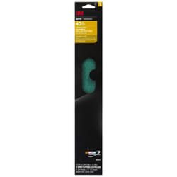 3M Green Corps File Sheets  32221  40 grit  2-3/4 in x 17 1/2 in  5 sheets per pack