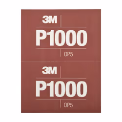 3M Hookit Flexible Abrasive Hand Sheet 34340  5.5 in x 6.8 in  800+ Grade  25 Pack  Long Lasting  Blend Sanding  Blending
