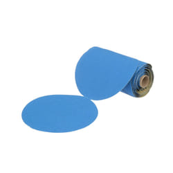 3M Stikit Blue Abrasive Disc Roll  36202  No Hole  6 in  80+ Grade  Pack of 50  Automotive Sanding Discs for Coating Removal  Body Repair  A
