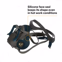 3M Rugged Comfort Quick Latch Half Facepiece Reusable Respirator 6503Q