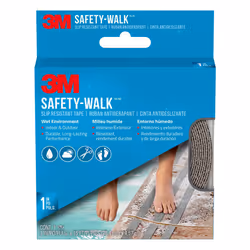 3M Safety-Walk Indoor/Outdoor Tread Slip-Resitant Tape 1-Inch by 180-Inch Roll Gray