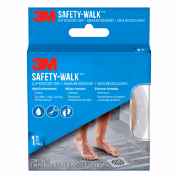 3M Safety-Walk Tub and Shower Tread Clear 1-Inch by 180-Inch Roll 7640NA