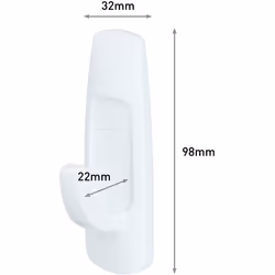 COMMAND 3M Command Large Utility Hook With Command Adhesive Strips Whi - Additional view 3