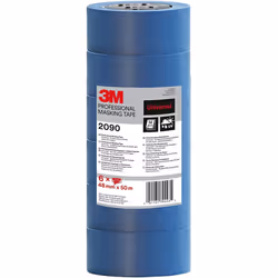 3M Masking Tape 2090 Universal Surfaces, medium tack, UV stable, indoors & outdoors, tower pack 6 rolls, 48 mm x 50 m