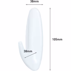 3m Large Command Designer Hook With Water-Resistant Strips  17083B