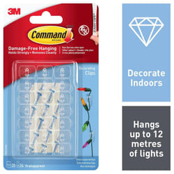 Command Indoor Outdoor Decorating Clips (Pack of 20)