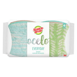 Scotch-Brite ocelo Everyday Sassy Scrub Sponges: 4-pack (Multicolored) / 4-pack