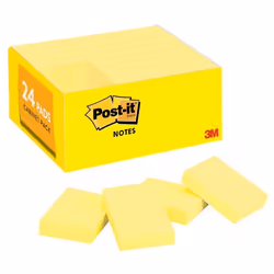 Post-It 653-24VAD, Rectangle, Canary Yellow, United States