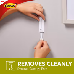 Command Large Wire-Backed Picture Hangers-White 3 Hooks & 6 Strips