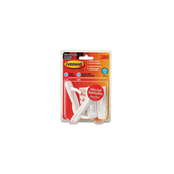 Command Medium Hooks White Value Pack of 6 [4396]