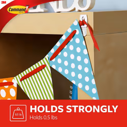 3M Command Mini Hooks Value Pack 18 Hooks & 24 Strips - For Damage Free Hanging