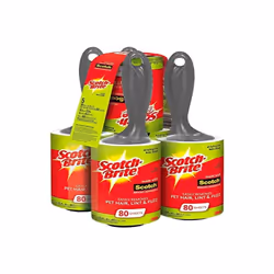 Scotch Brite Value Pack Lint Roller 80 Sheets (Pack of 5)