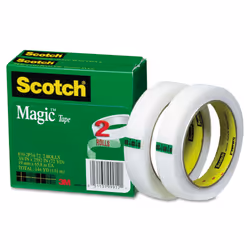 Scotch 8102P3472 Magic Tape Refill  3/4-Inch X 2592-Inch  3-Inch Core  2/Pack