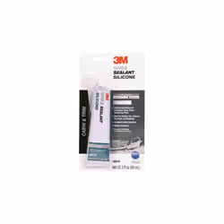 3M 08019 3 oz White Marine Grade Silicone Sealant