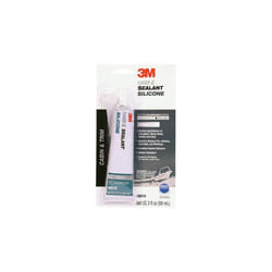 3M 08019 3 oz White Marine Grade Silicone Sealant