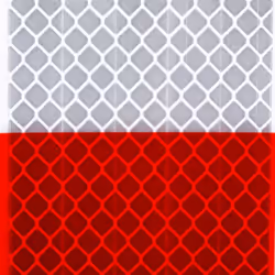 3M Diamond Grade Conspicuity Markings 983-32  Red/White  67533  2 in x 150 ft