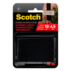 Scotch Mounting  Fastening & Surface Protection RFD7091 Interlocking Fasteners Strips  4  Black  2 count
