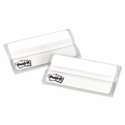 Wholesale CASE of 20 - 3M Post-it Extra Thick Durable Tabs-Durable Filing Tabs 2""""x1-1/2"""" 50/PK White