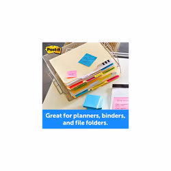 Wholesale CASE of 20 - 3M Post-it Extra Thick Durable Tabs-Durable Filing Tabs  2""""x1-1/2""""  50/PK  White