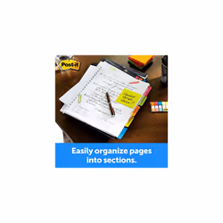 Wholesale CASE of 20 - 3M Post-it Extra Thick Durable Tabs-Durable Filing Tabs  2""""x1-1/2""""  50/PK  White