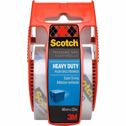 Scotch Packaging Tape Transparent Extra Resistant 48mm x 20m in Hand D