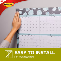 Poster Hanging Strips, Small, White, 24-Strips (17024-24ES)