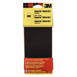 3-2/3 in. x 9 in. Imperial Wetordry 800-Grit Sandpaper Sheets (10-Pack