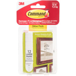 COMMAND NARROW PIC HANG STRIP PK3
