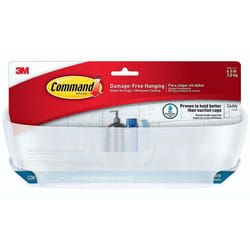 Command BATH11-ES Shower Caddy with Water Resistant Strips - Frosted