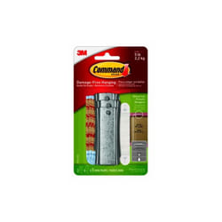 3M 243239 Command Picture Hangers Hooks, Pack of 3